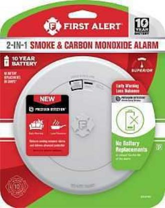 Picture of Smoke Co Alarm Electrochemical Photoelectric 10-yea-battery Slim-profile
