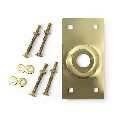 Picture of Cylinder-guard Plate Steel Brass-finish