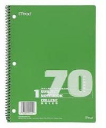 Picture of 70-page Narrow Theme Book