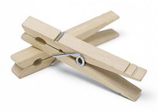 Picture of Clothespins Wooden Spring-clip