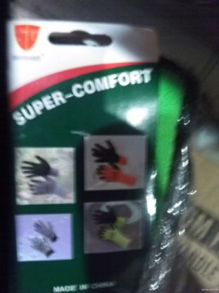 Picture of Large Green And Blue Work gloves