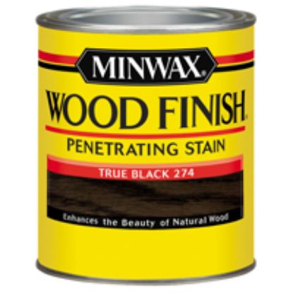 Picture of Stain Semi-transparent Wood-finish True-black