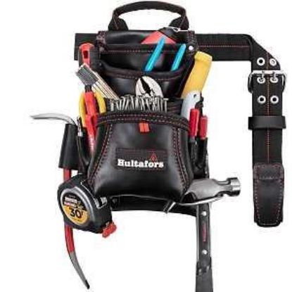 Picture of Carpenter's Nail And Tool Bag Leather 11-pockets