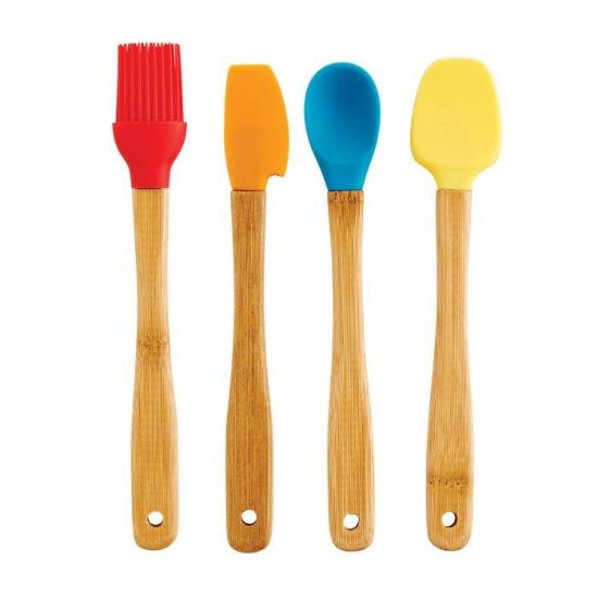 Picture of Mini Tool Set/4 Silicone/ Bamboo
