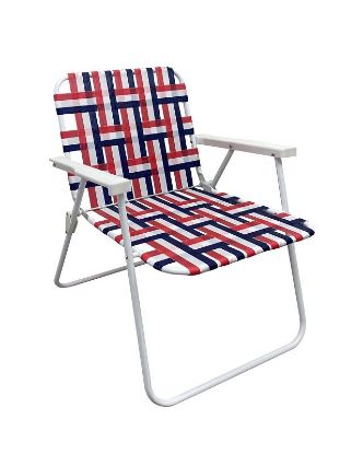 Picture of Seasonal Trends Ac4007-red Folding Web Chair, 30.71 In W, 23.62 In D, 22.83 In H, 250 Lbs Capacity, ...
