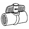 Picture of Ball-Valve 2" White Threaded