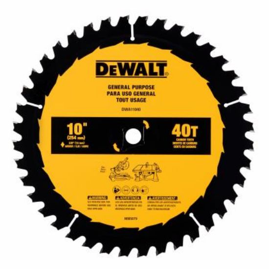 Picture of Circular-Sawblade Construction 10" 40t Thin-kerf Miter/slide Miter