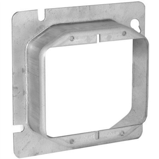 Picture of 4-11/16" Square Steel Electrical-Box-Cover 1-1/4" Rise
