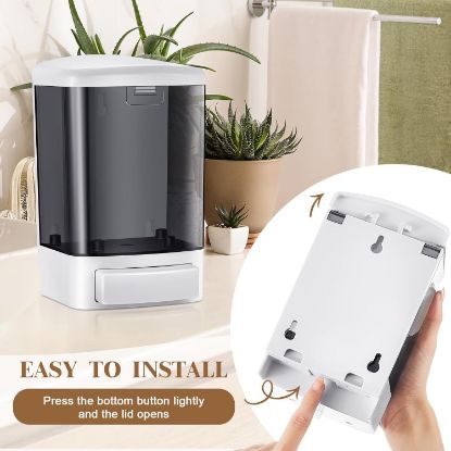 Picture of Soap-dispenser Abs-plastic Wall-mounted Push-button
