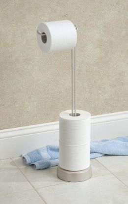 Picture of Toilet-Paper Classico Free Standing Roll Holder - Satin