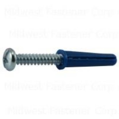 Picture of Drill-Bit Plastic Anchor Kit w/ #14-16 x 1"