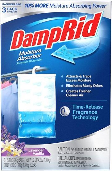 Picture of Damprid Fg83lv Moisture Absorber, 14 Oz, Pellet, Lavender Vanilla