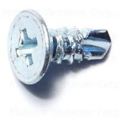 Picture of Sheetmetal-screw Self-drilling Phillips Flat Zinc #10 X 1/2"