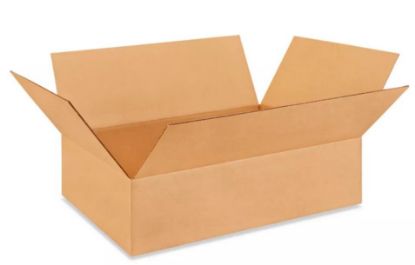 Picture of Corrugated-Box 24 X 18 X 6",32 Ect Lightweight