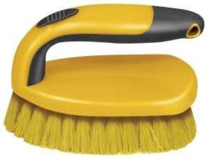 Picture of Scrub-Brush Iron-Shape Polypropylene With Handle 5"