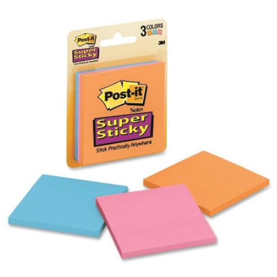 Picture of Note-pad Super-sticky Neon 3" X 3"