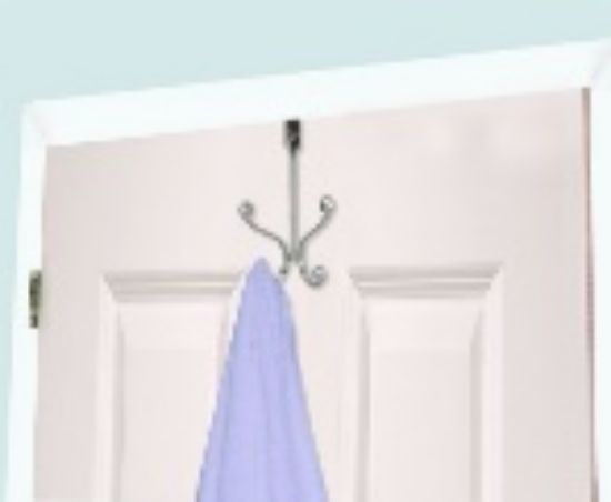 Picture of Over-door Hanger 2-hook Chrome