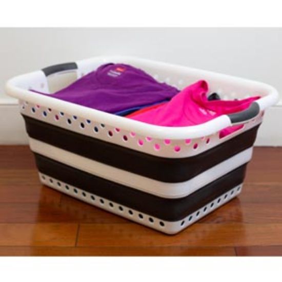 Picture of Laundry Hamper Collapsible Gre