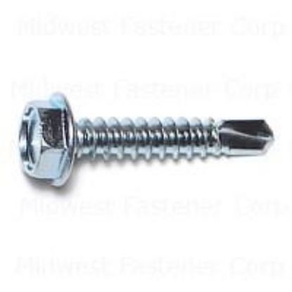 Picture of Sheetmetal-Screw Zinc-Plated Hex #10-Size 1"-Length