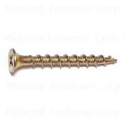 Picture of Deck-Screw Yellow Zinc-Plated Coarse #8 x 1-1/2"