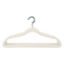 Picture of Velvet Suit Hangers Ivory W/ Matte Gold Pk/25