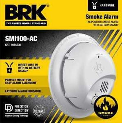 Picture of Smoke-alarm Ionization-sensor Hard-wired White