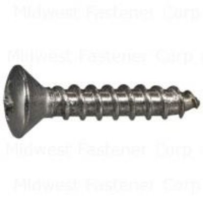 Picture of Sheetmetal-Screw Stainless-Steel #10-Size 1"-Length