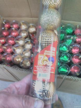 Picture of Christmas-balls 5-cm Assorted Tube/7