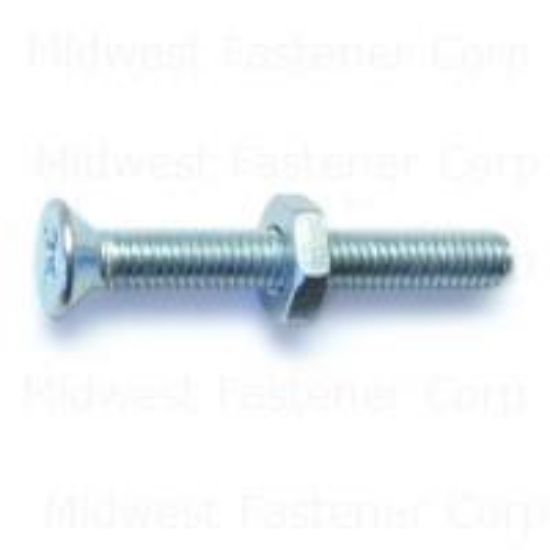 Picture of Machine-screw With-nuts Zinc-plated #10-32 X 1-1/2"