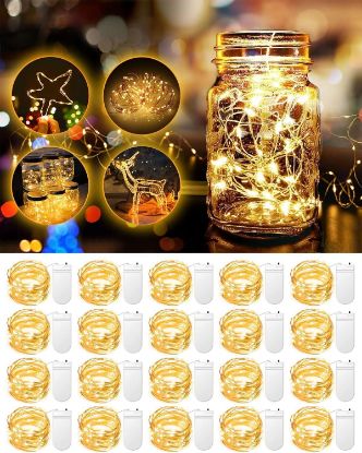 Picture of Fairy Lights Led Cr2032-battery 20-lamps 3.3' Warm-white