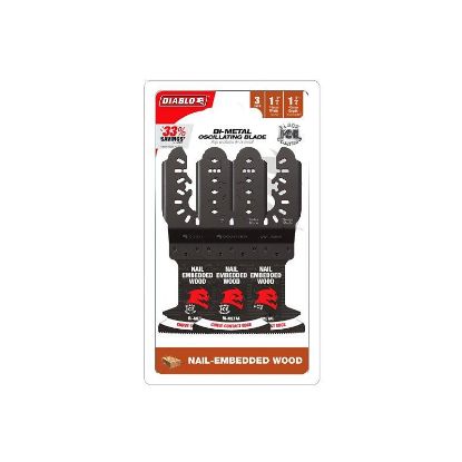 Picture of Diablo Oscillating Blade, 1-3/4 In D Cutting, Bi-metal