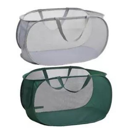 Picture of Collapsible Pop Up Laundry Bag W/ Aluminum Handles