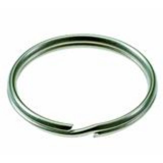 Picture of Key-Ring Steel Nickel Plated 1-1/8" 2/cd