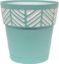 Picture of Plastic Pot Plastic Mosaic Aqua Blue 9.8"
