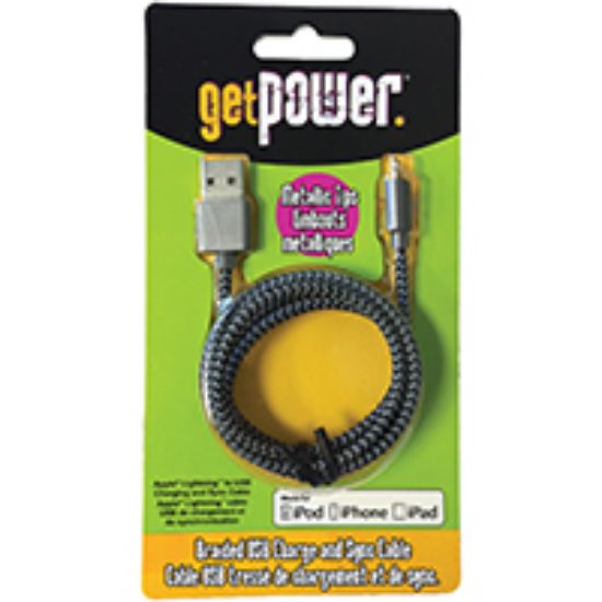 Picture of Charge/sync Cable Braided Usb Lightning 3'