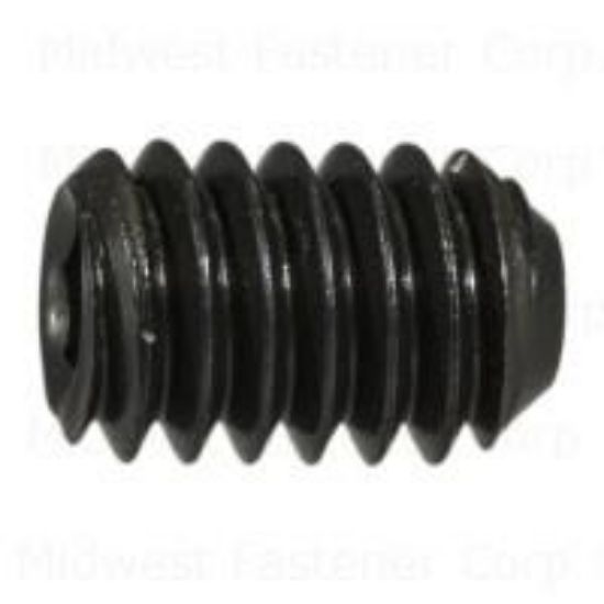 Picture of Socket-Hex-Drive Set-Screw Black-Oxide-Finish #8-32 Coarse x 1/4"