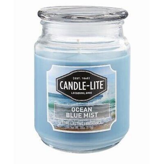 Picture of Jar-Candle Scented-Candle Jar, Ocean Blue Mist Wax, 18-oz.