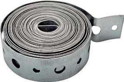 Picture of Galvanized-Steel Pipe-Hanger-Strap 3/4"