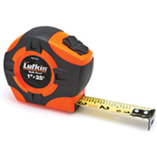 Picture of Tape-measure Quikread 25 Ft X 1 In W Blade Steel-blade Orange