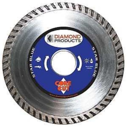 Picture of Masonry-blade Diamond Turbo-rim Wet/dry 7/8"-arbor 4"