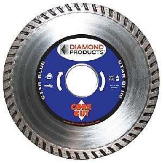 Picture of Masonry-blade Diamond Turbo-rim Wet/dry 7/8"-arbor 4"