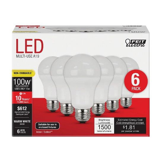 Picture of Bulb Led Nd A19 Dlt 3000k 100w