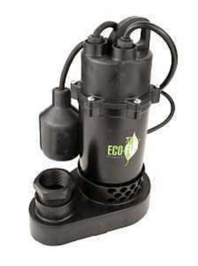 Picture of Sump-pump Submersible Thermoplastic Tethered-float 1-1/2"outlet 1/3-hp