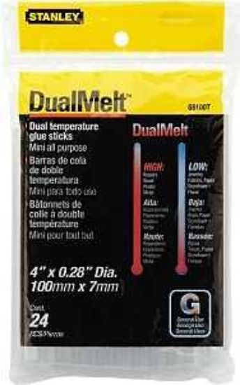 Picture of Hot-Melt Glue-Stick General-Use Dual-Temperature Hot-Melt 4" x 0.28" Diameter