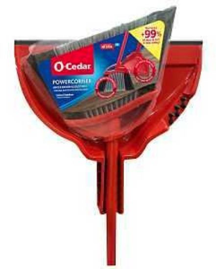 Picture of Broom Angled With Dustpan Plastic 12"