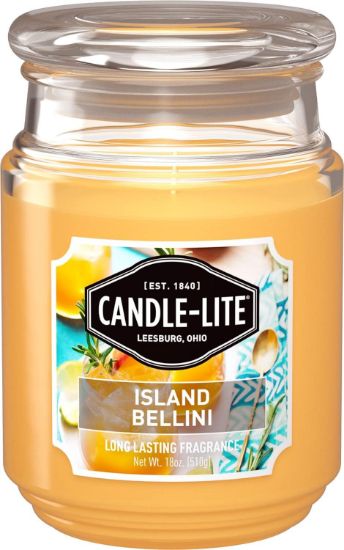 Picture of Jar-Candle Aromatherapy Candle Island Bellini Scented, 18 Oz