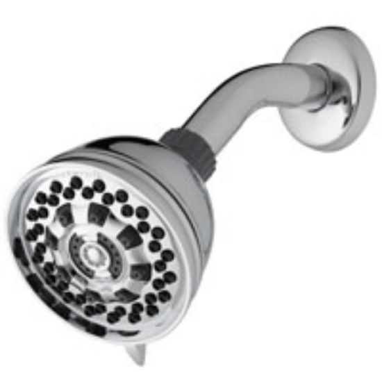 Picture of Shower-Head Hand-Held Waterpik XAT-649 6-Spray Function 60 Inch-Long Hose Brushed-Nickel