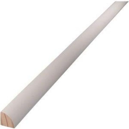 Picture of 3/4 In. X 3/4 In. X 8 Ft. White Primed Finger Joint Pine Quarter Round