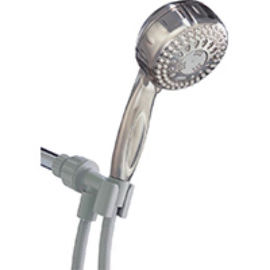 Picture of Shower-Head Hand-Held Waterpik TRS-559T 5-Spray Function 60 Inch-Long Hose Brushed-Nickel
