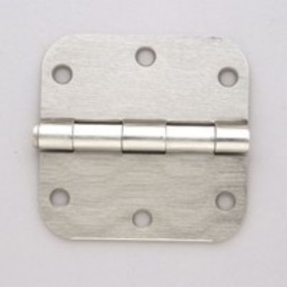 Picture of Door-hinge Loose-pin 5/8"-radius Satin-nickel 3-1/2"
